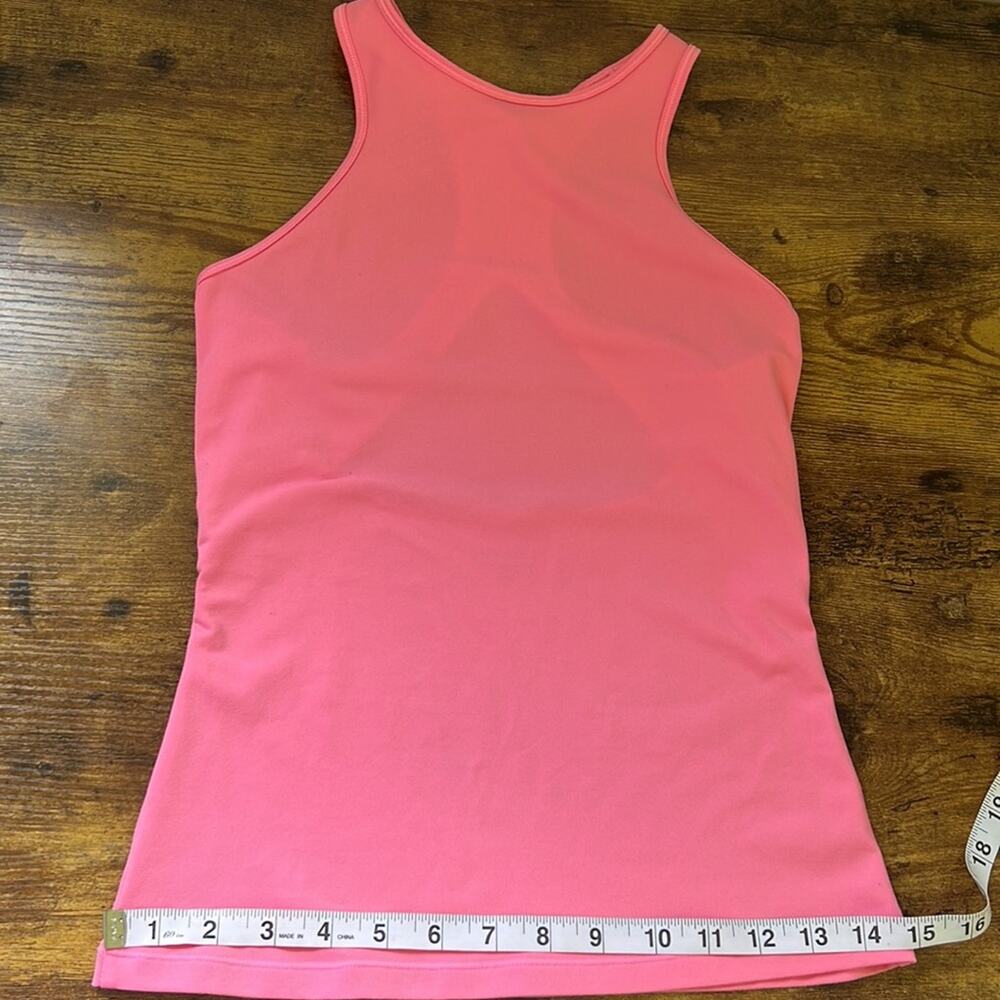 Pink Athleta Contemplation Cut-Out Racerback Tank Top - Picture 5 of 8